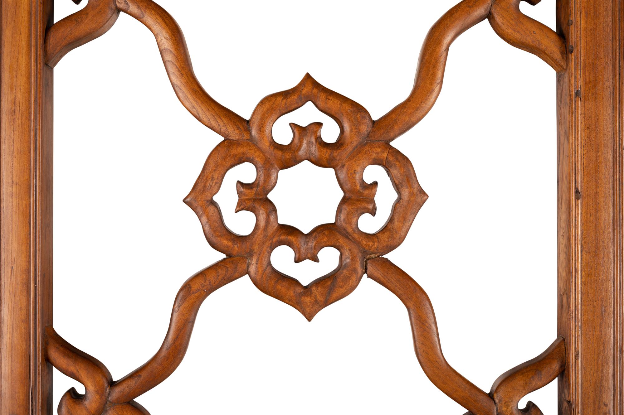 A Set of Four Chinese Softwood Door Panels
