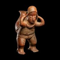 A Colima Terracotta Cup Bearer
