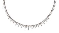 SOPHIA D., DIAMOND FRINGE NECKLACE