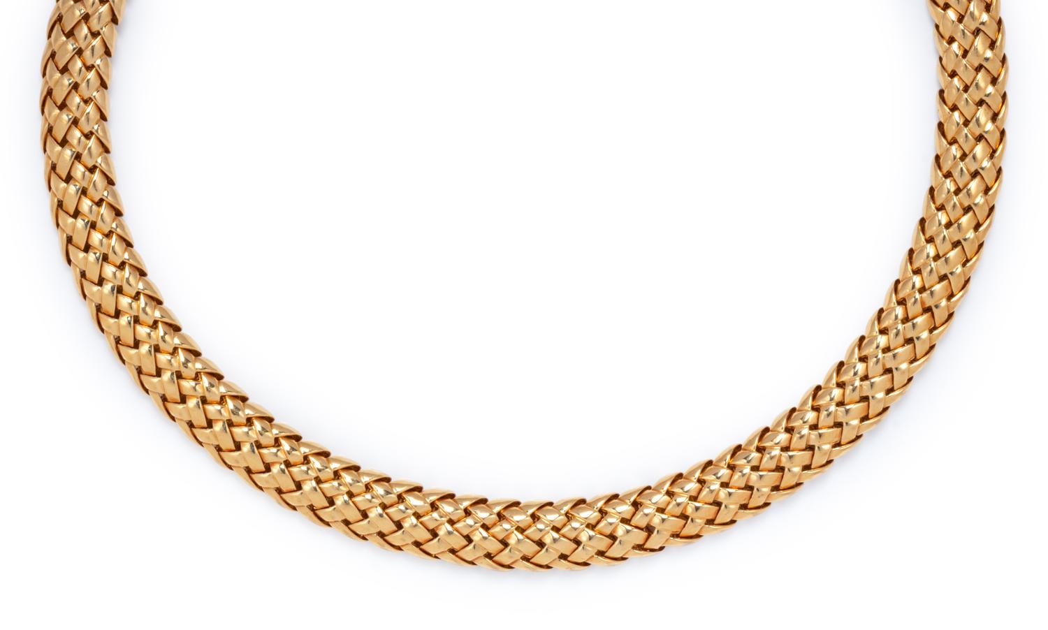 YELLOW GOLD NECKLACE