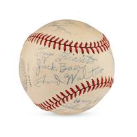 A 1939 Scranton Red Sox Team Signed Autograph Baseball