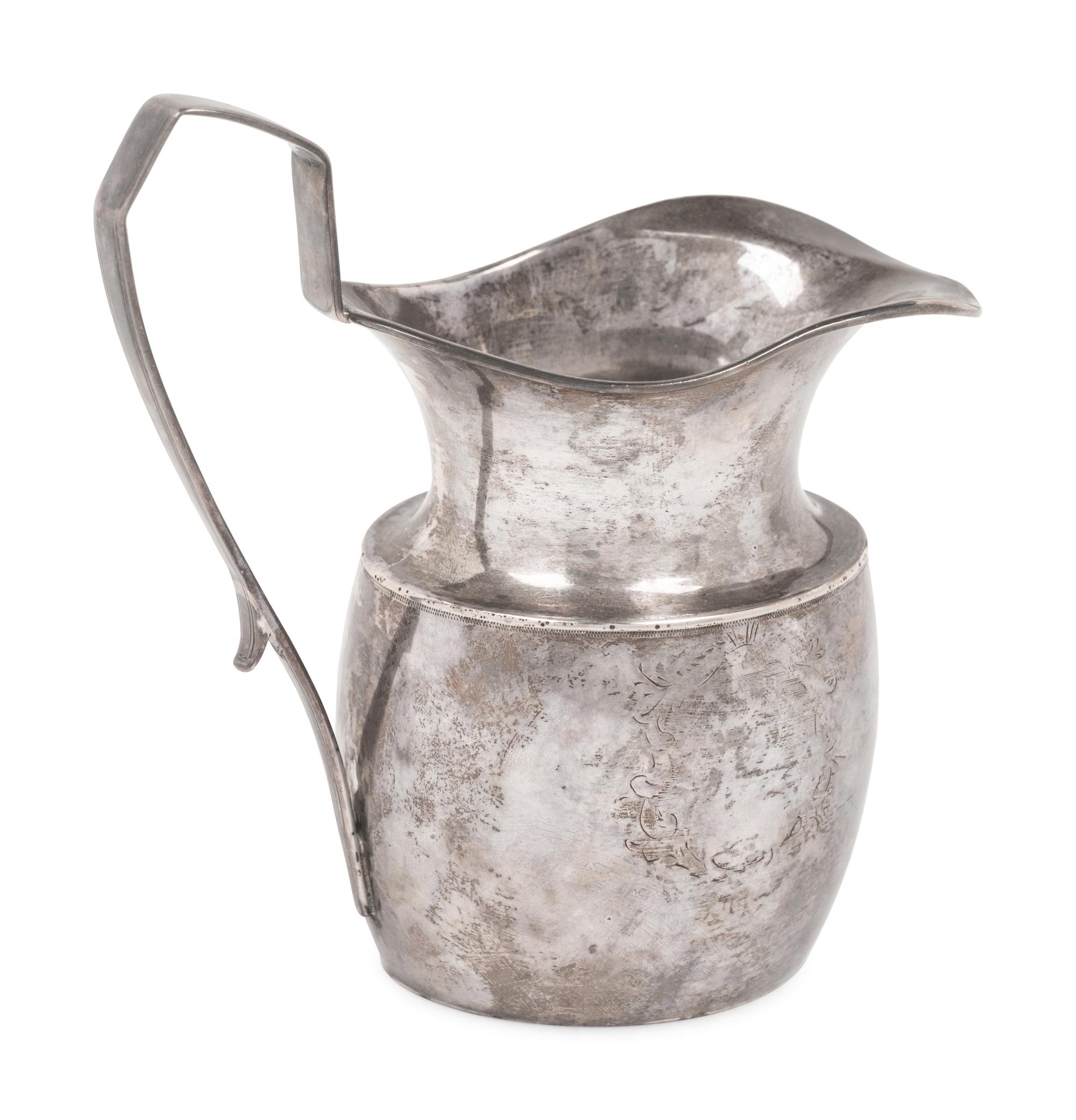 An American Silver Creamer