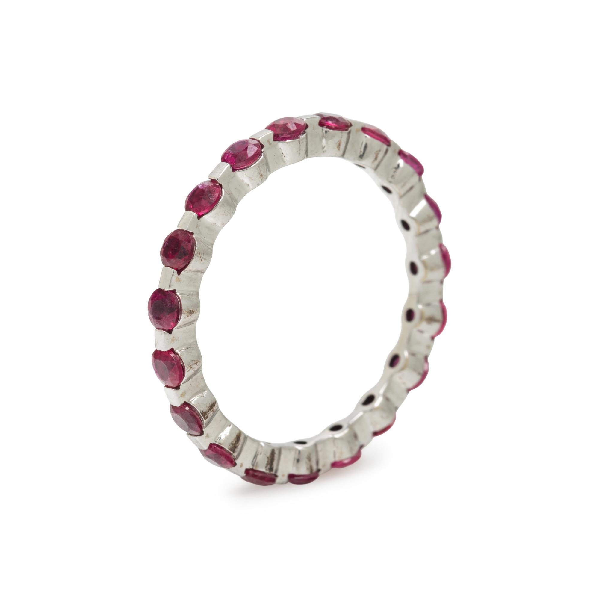 Pair of Sapphire and Ruby Rings