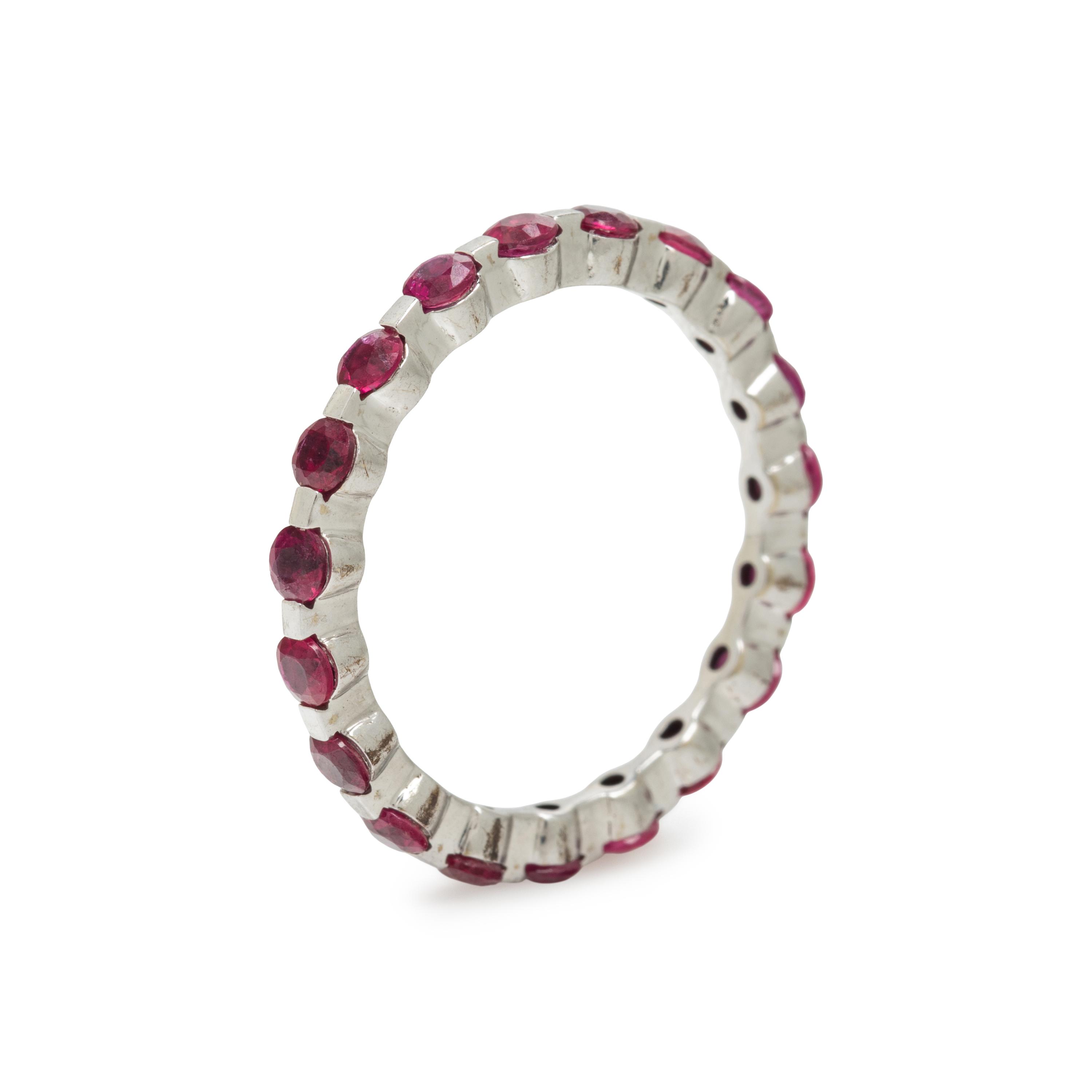 Pair of Sapphire and Ruby Rings