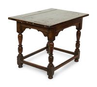 A William and Mary Oak Side Table
