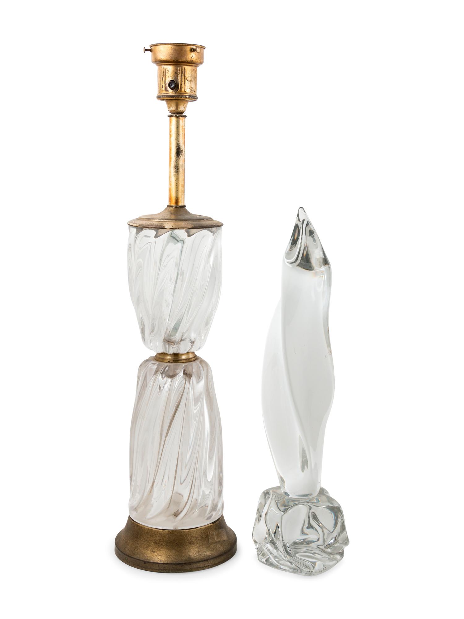 A Modernist Glass Sculpture