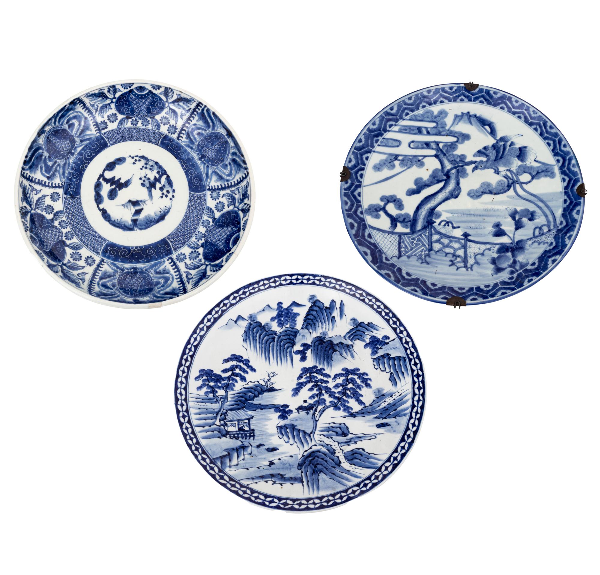 12 Japanese Blue and White Porcelain wares