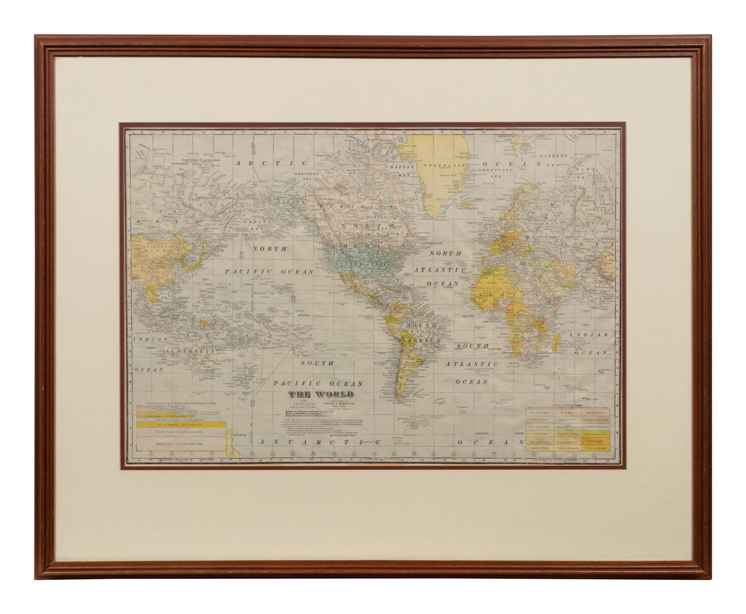 A World Map on Mercator's Projection