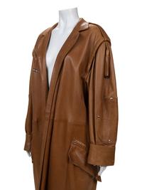 Claude Montana Leather Coat, c.1985