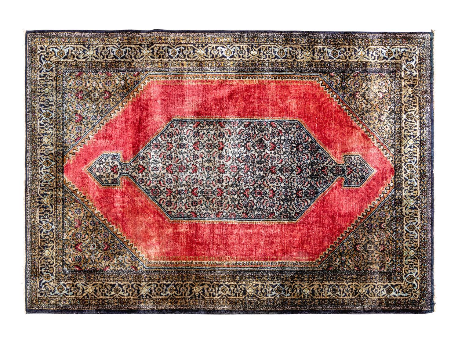 A Bidjar Silk Rug