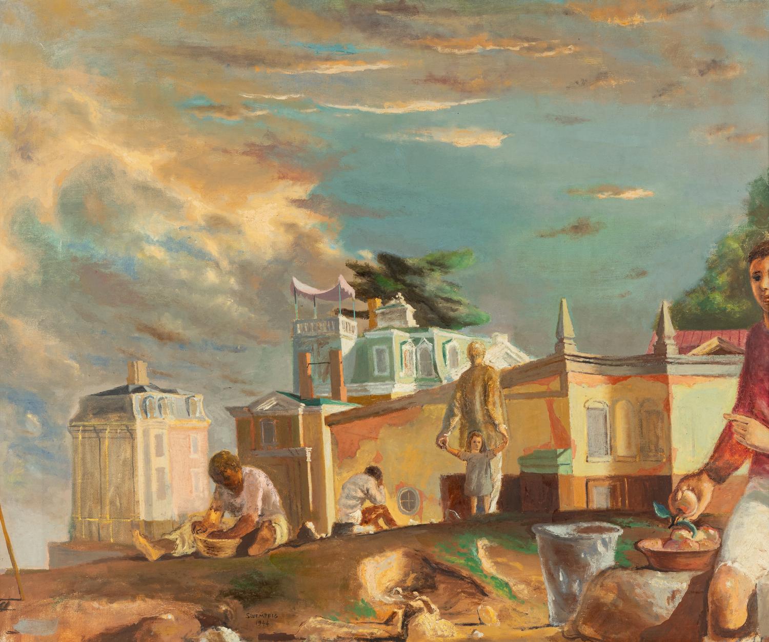 Outside the Manor Walls , 1944