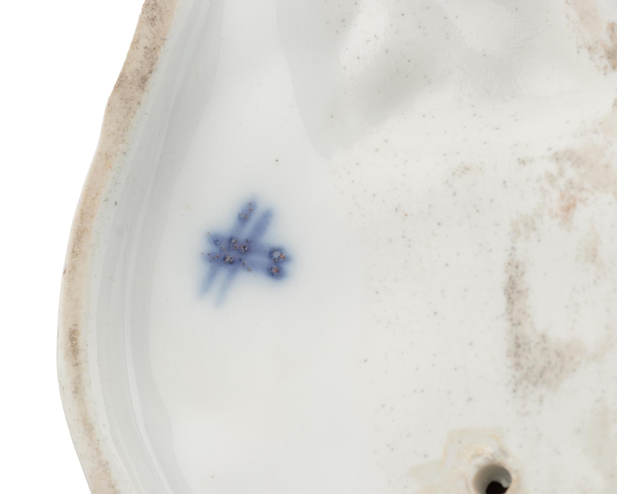 A Pair of Dresden Porcelain Sweetmeat Dishes