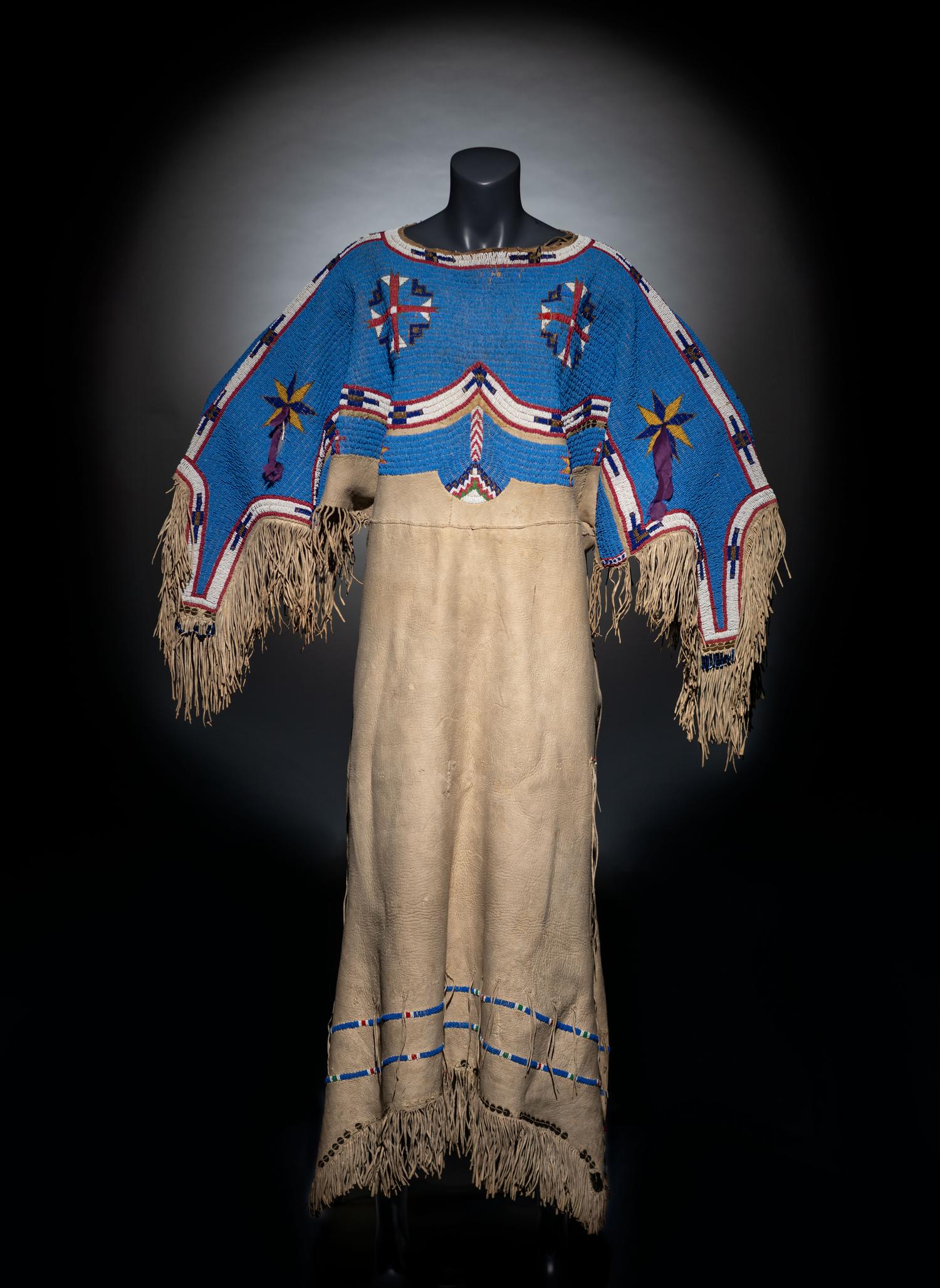 Sioux Beaded Hide Dress
