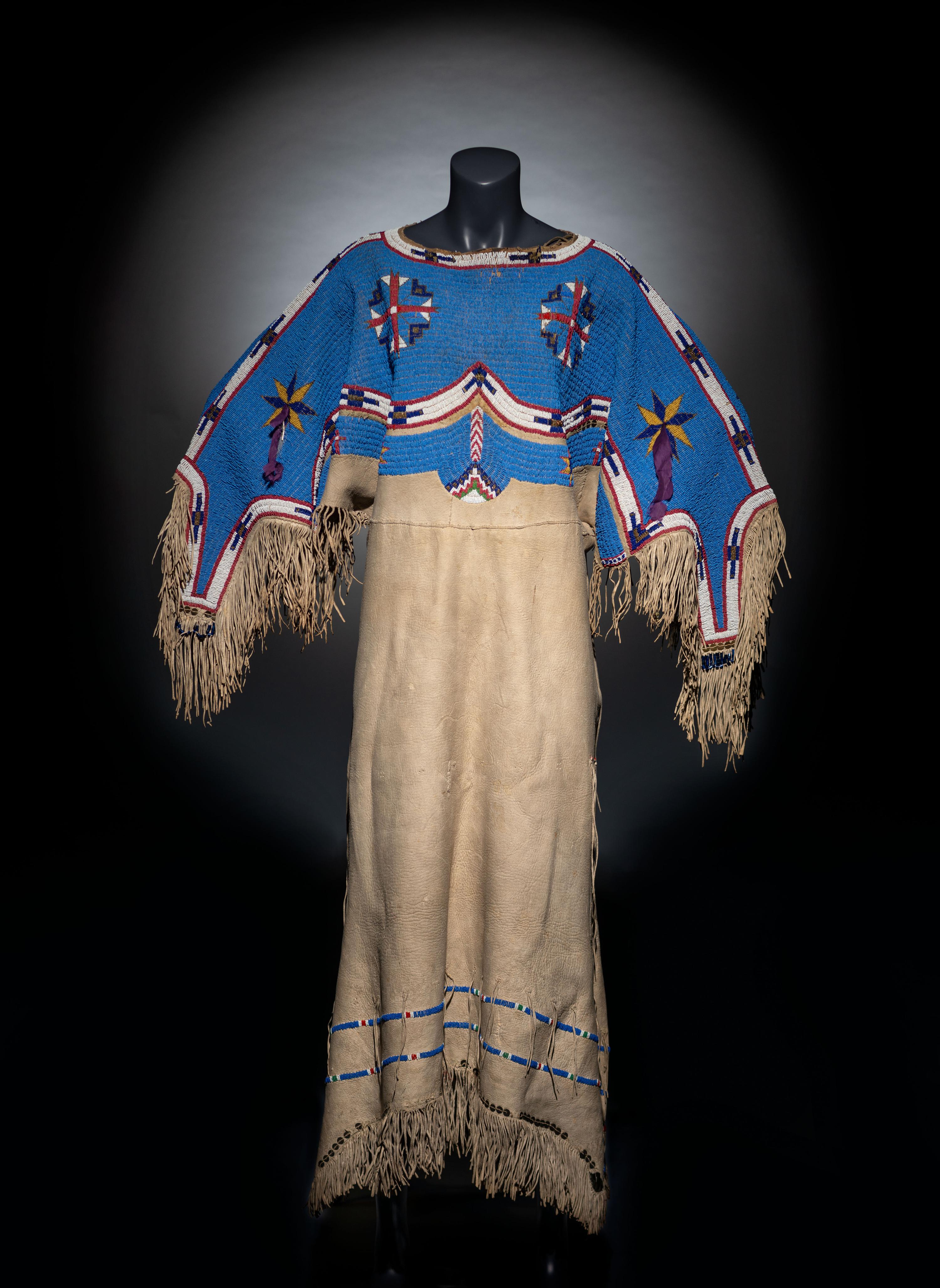 Sioux Beaded Hide Dress