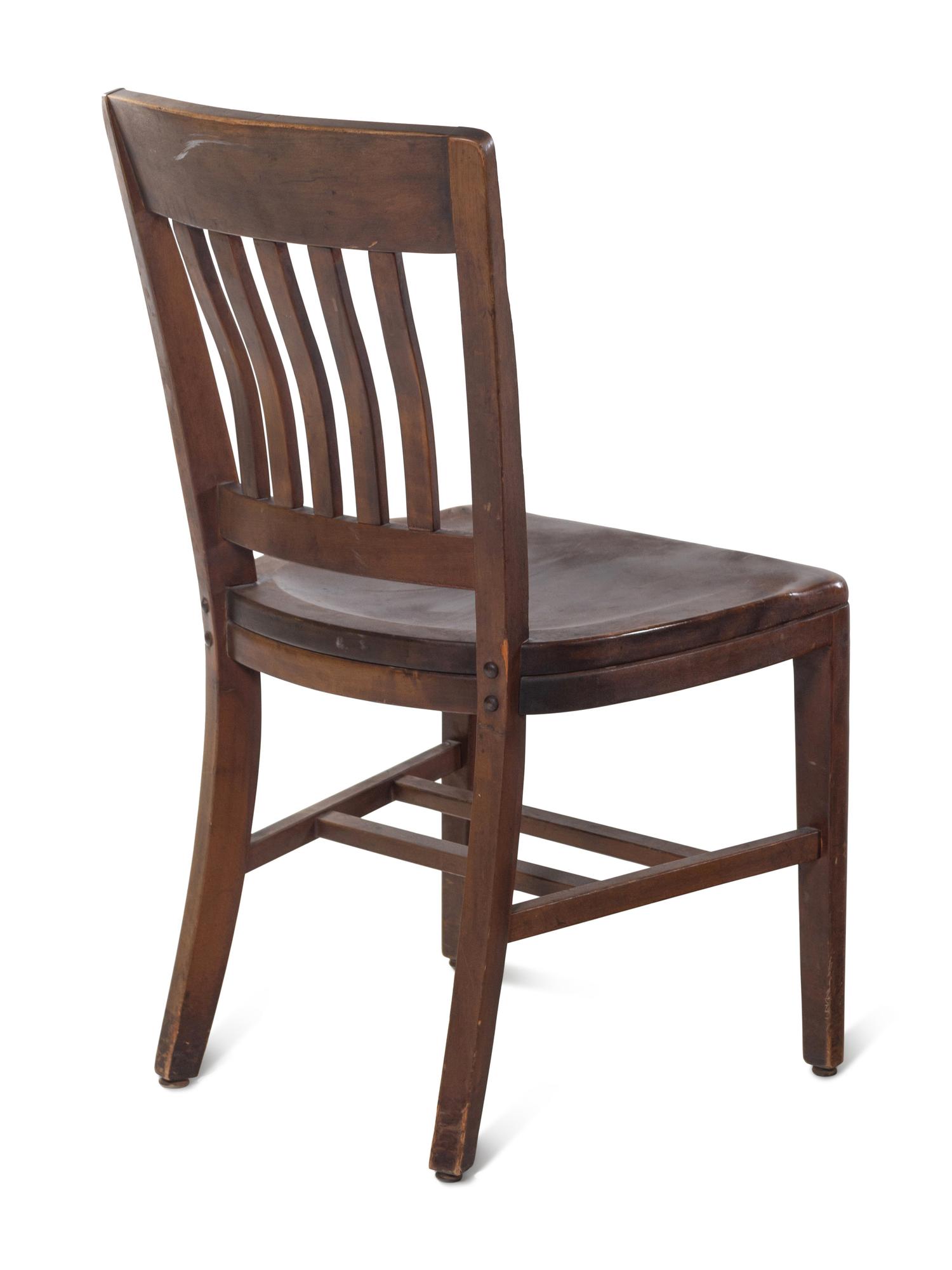 A Set of Four English Mahogany Side Chairs