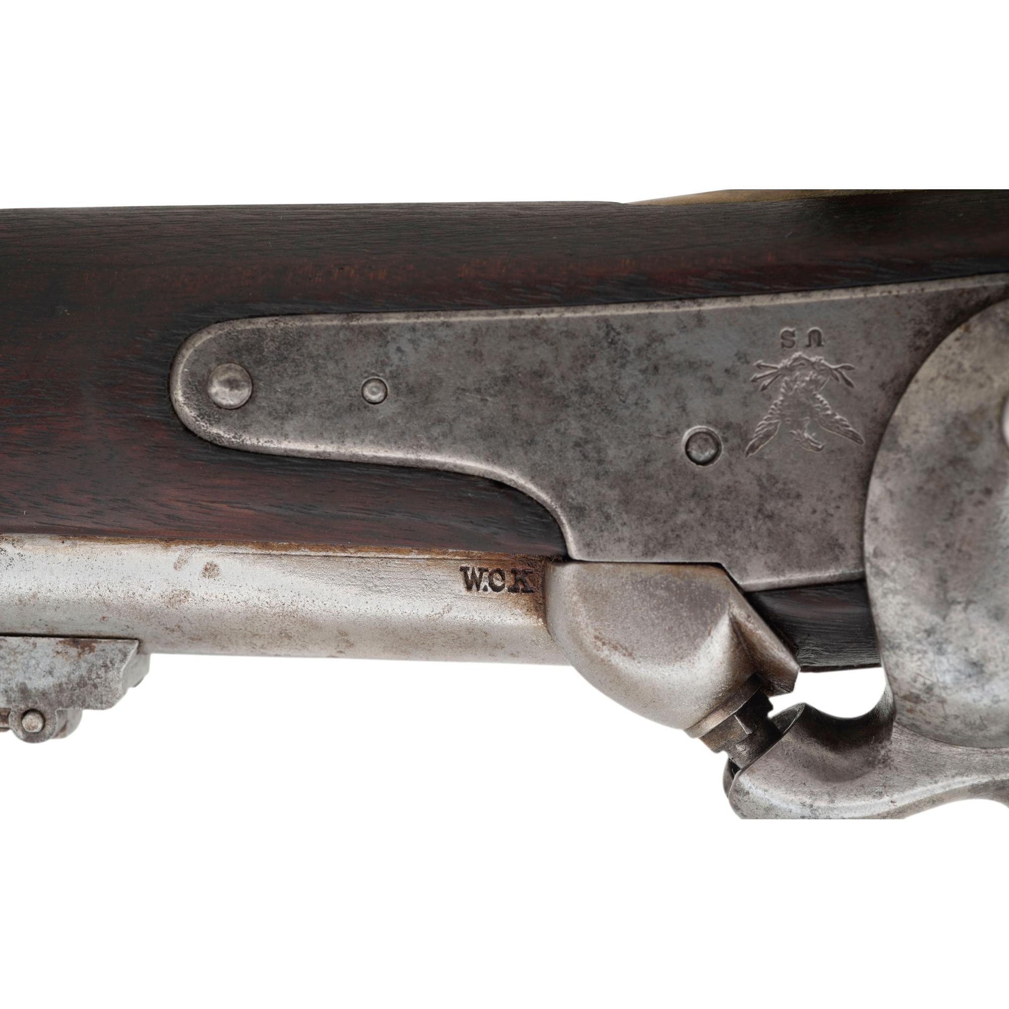 Scarce .54 Caliber Harpers Ferry US Model 1841 Type III Mississippi Rifle