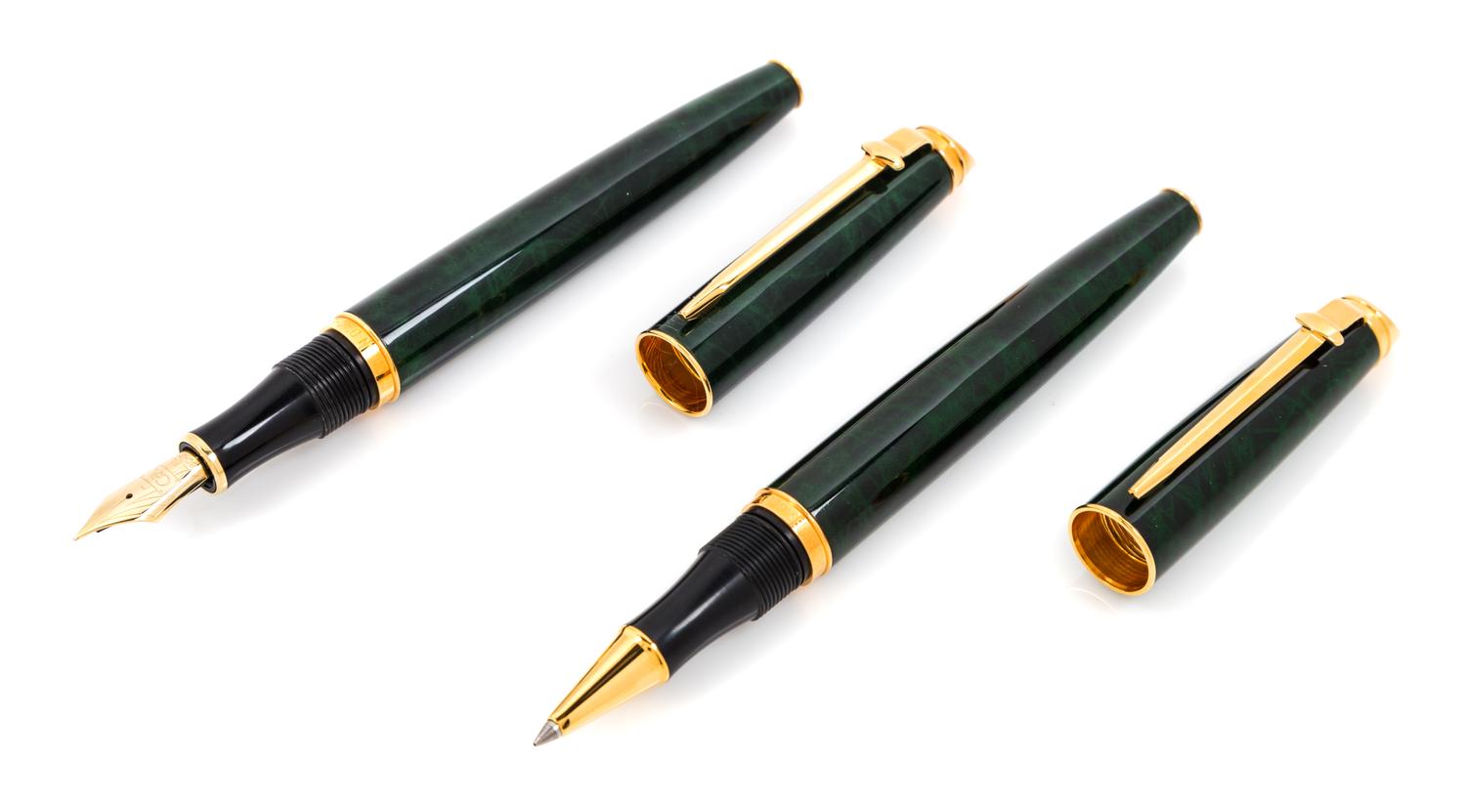 A Caran d'Ache Fountain and Ballpoint Pen Set