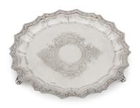 A Group of Silver-Plate Trays