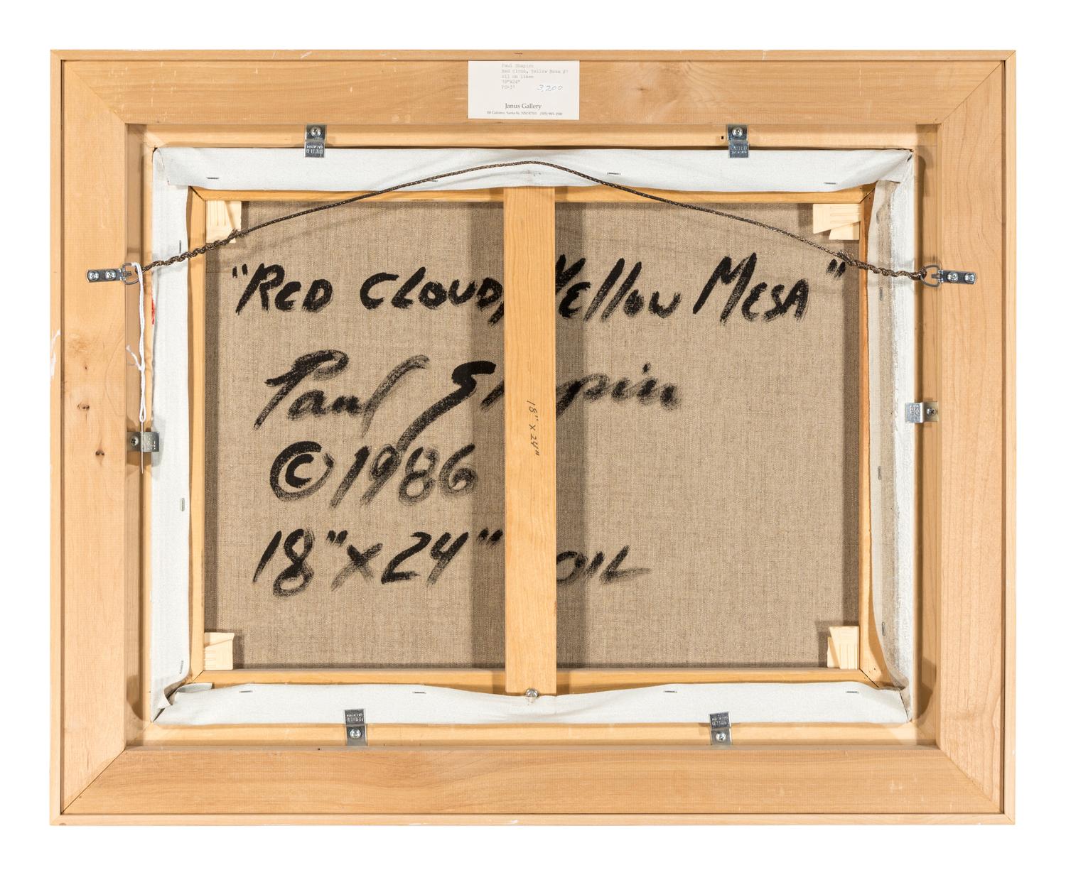 Red Cloud, Yellow Mesa , 1986