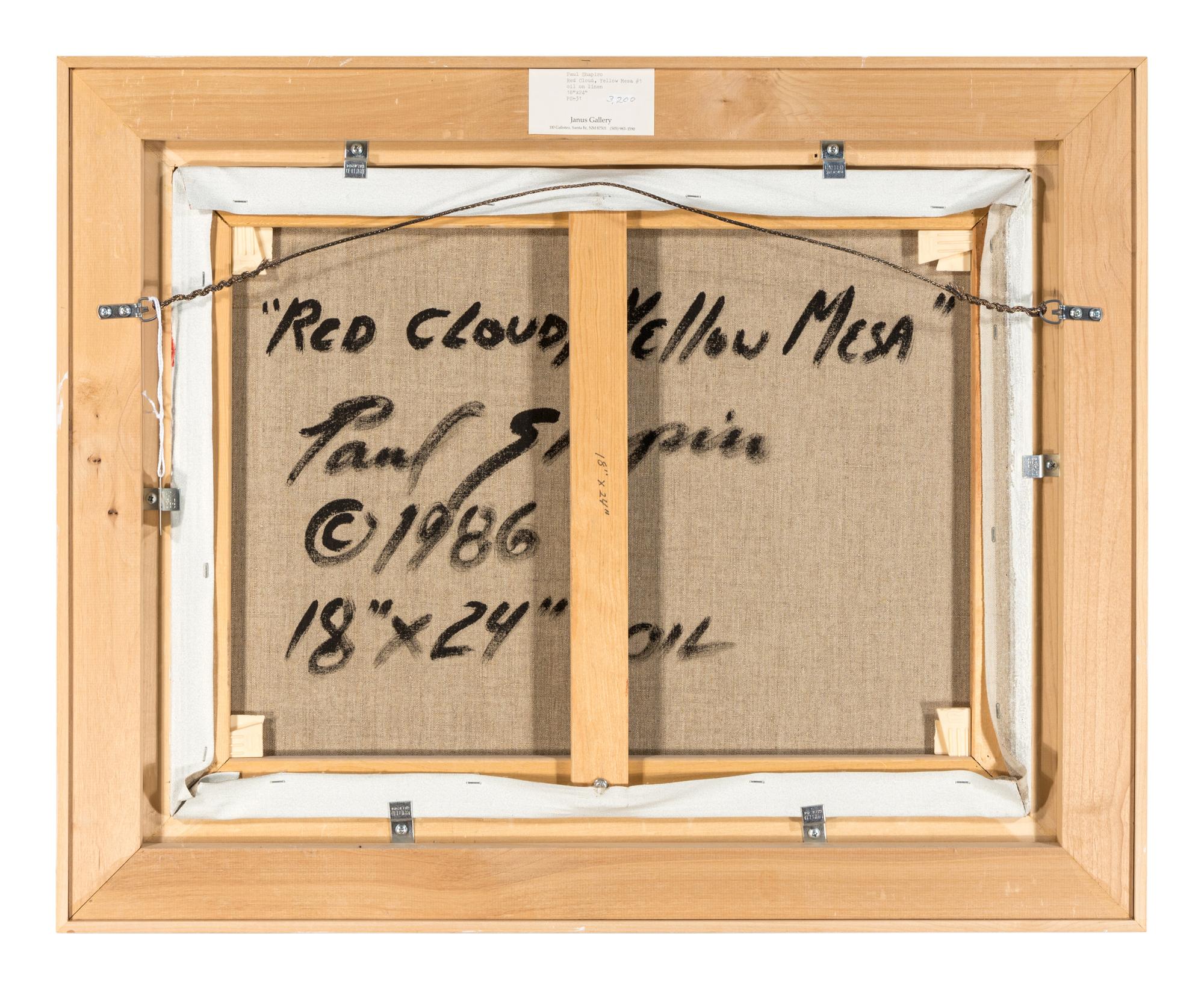 Red Cloud, Yellow Mesa , 1986