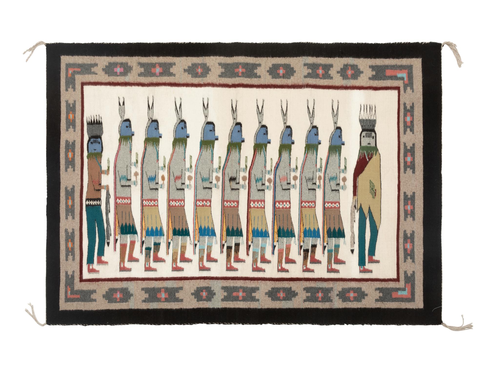 Navajo Yeibichai Weaving / Rug