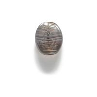 A Levantine Banded Agate Bead with Two Ibexes Feeding on a Date Tree