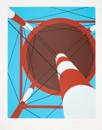 Allan D'Arcangelo, (American, 1930-1998), A group of five works from Watertower, 1973