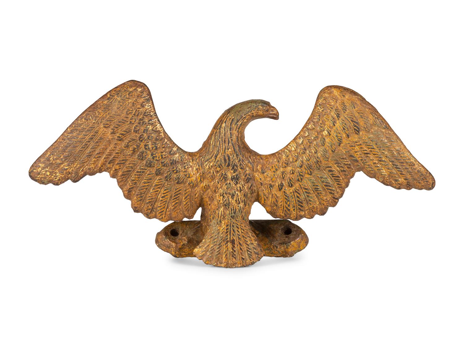 Eleven Cast Iron Eagle Mounts