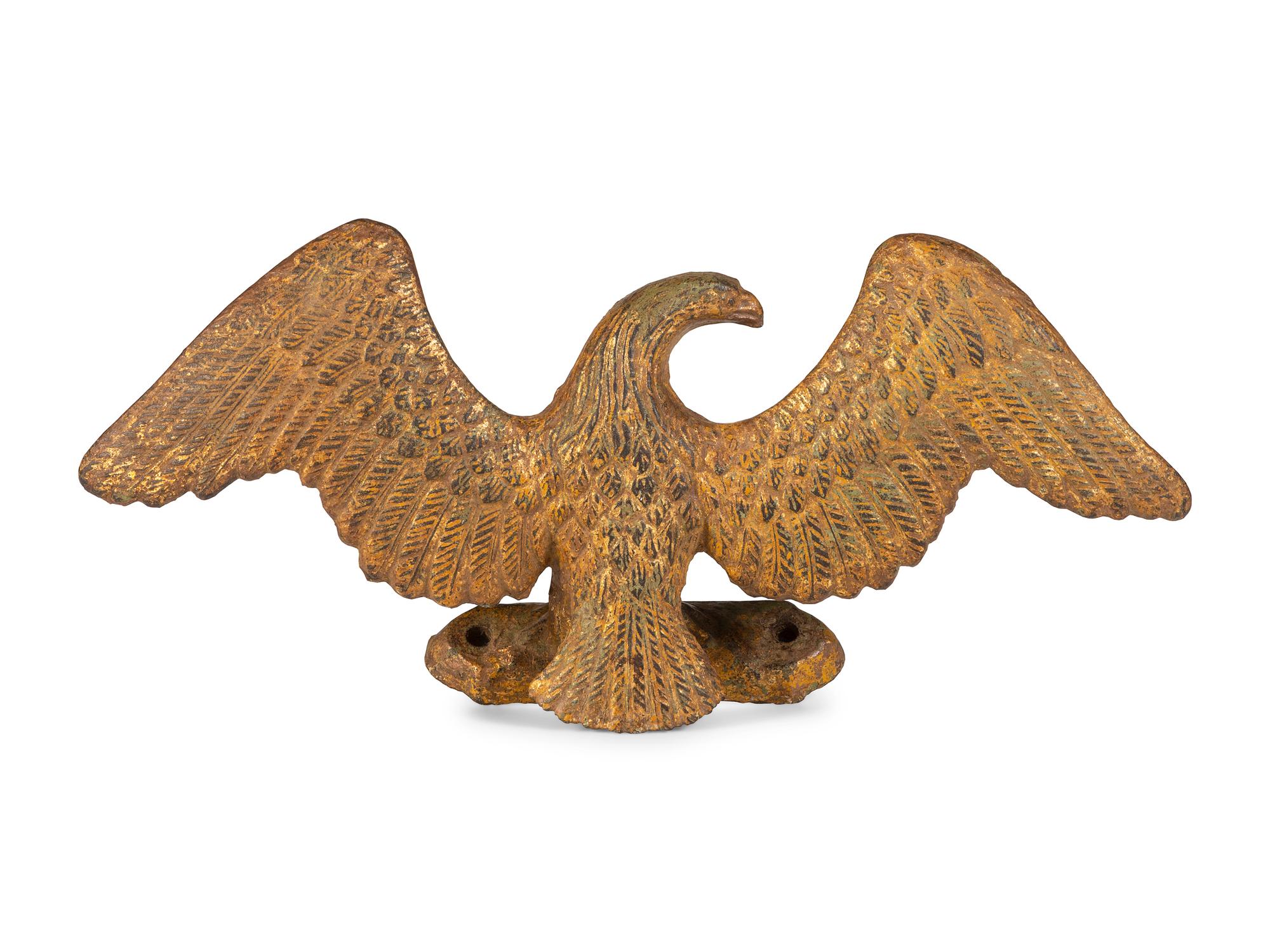 Eleven Cast Iron Eagle Mounts
