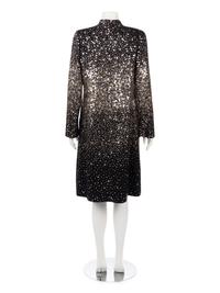 Oscar de la Renta Sequin Embellished Wool Coat, Fall 2006