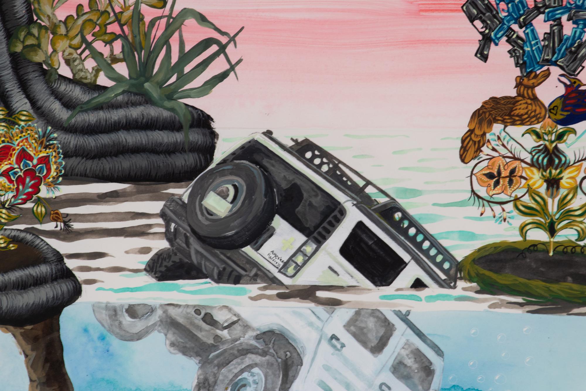 Enhanced Interrogation Techniques, Number 6 (Diptych), 2006