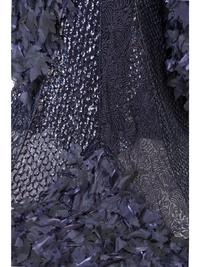 Lancetti Beaded Dress With Long Train and Wrap, 2000s