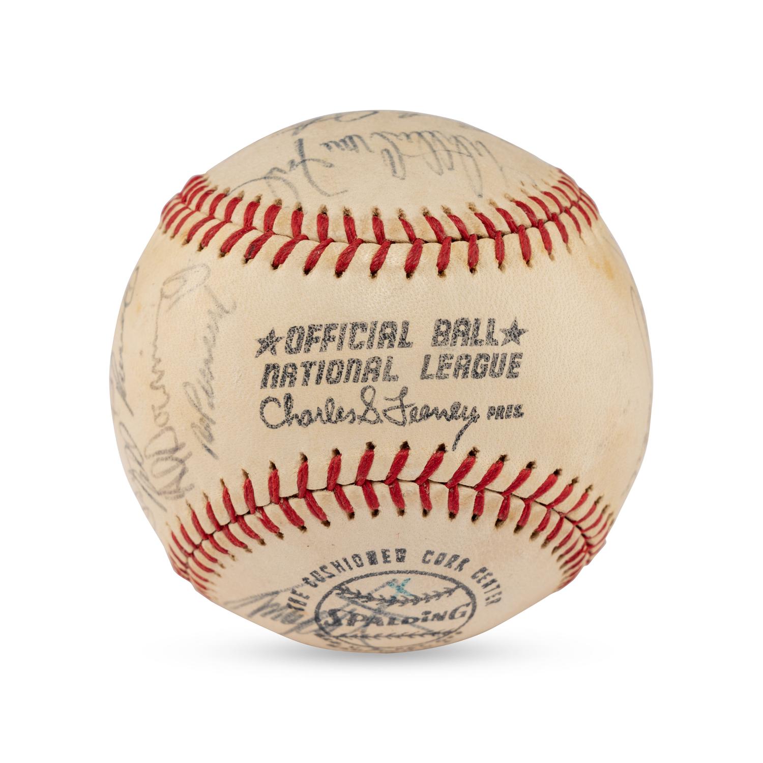 A 1972 Los Angeles Dodgers Team Signed Autograph Baseball (Beckett Authentication Services)