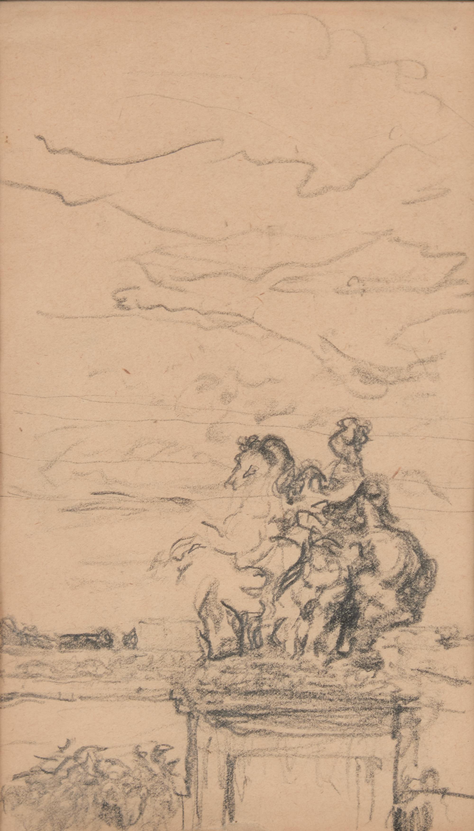 Le Cavalier Bernin à Versailles, circa 1922-1925