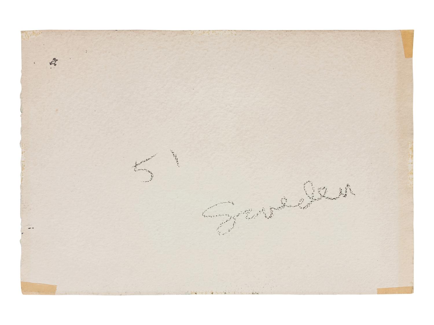 Four works: Sweden, 1951; Beach Scene; Rockport; and Harbor Scene