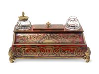 A Napoleon III Boulle Marquetry Inkstand