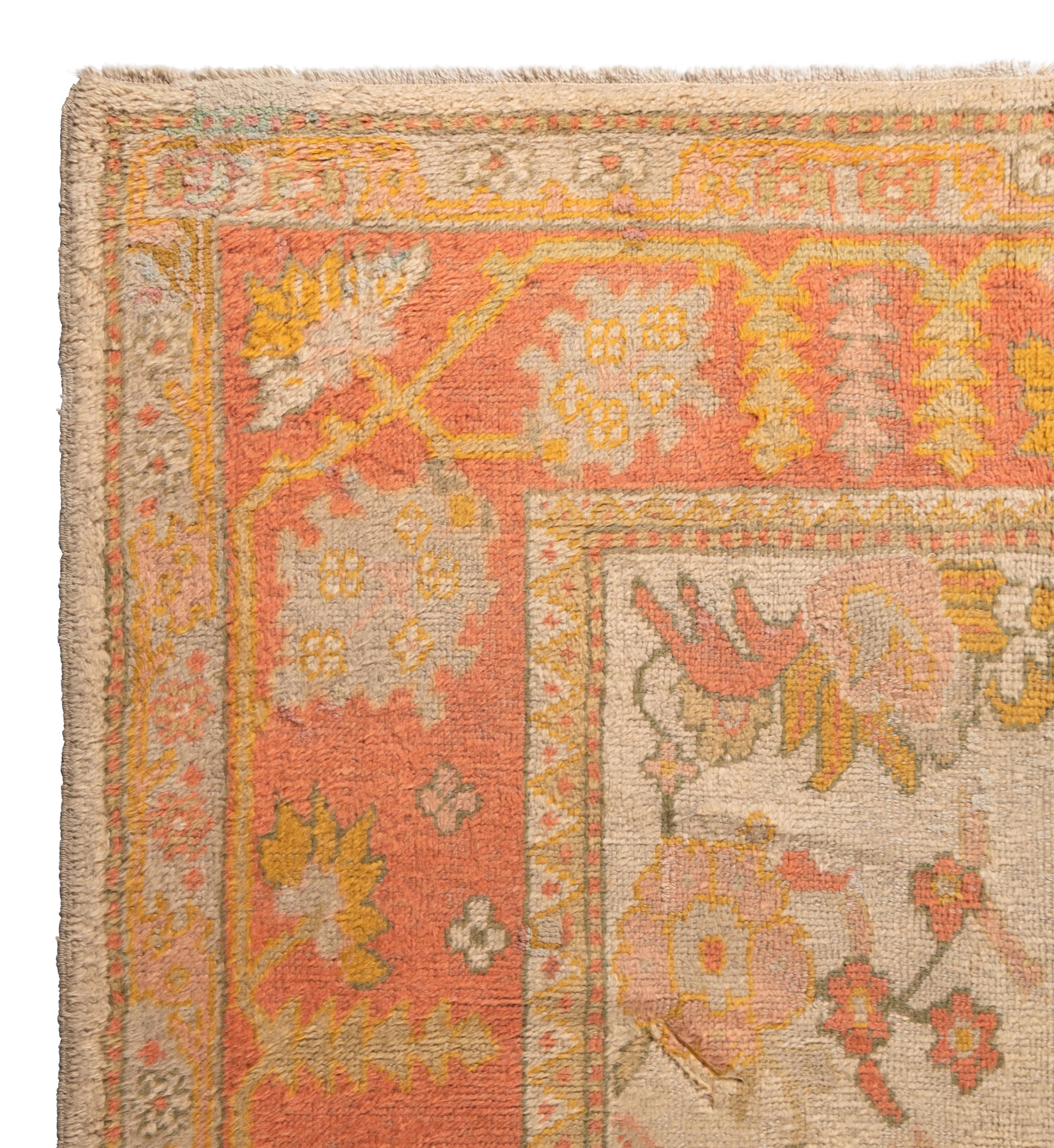 An Oushak Wool Rug