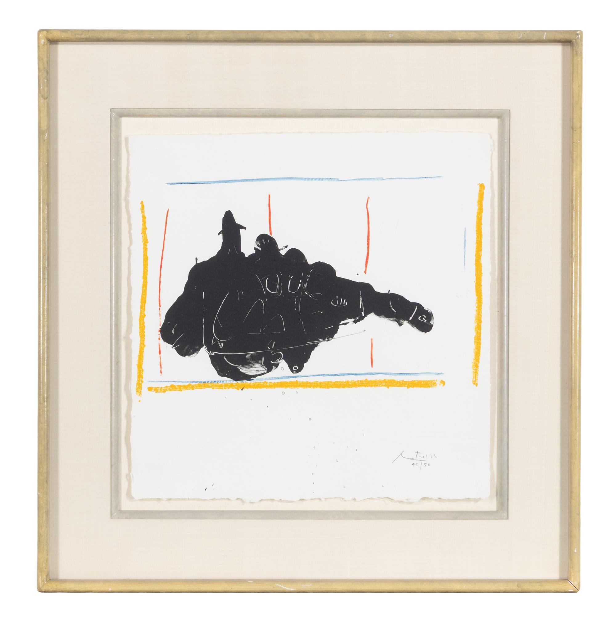 Robert Motherwell (American, 1915-1991) — On Stage , 1983
