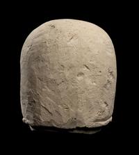 An Egyptian Limestone Canopic Jar Lid for Imseti