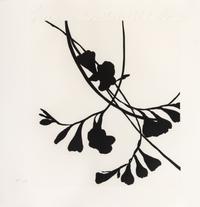 Donald Sultan, (American, b. 1951), Black Freesias, 1987 (portfolio of 6)