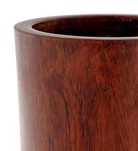 A Chinese Carved Hardwood Brush Pot, Bitong