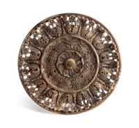 A Continental Carved Medallion