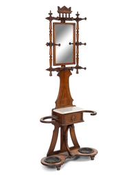 A Victorian Mahogany Hall Tree