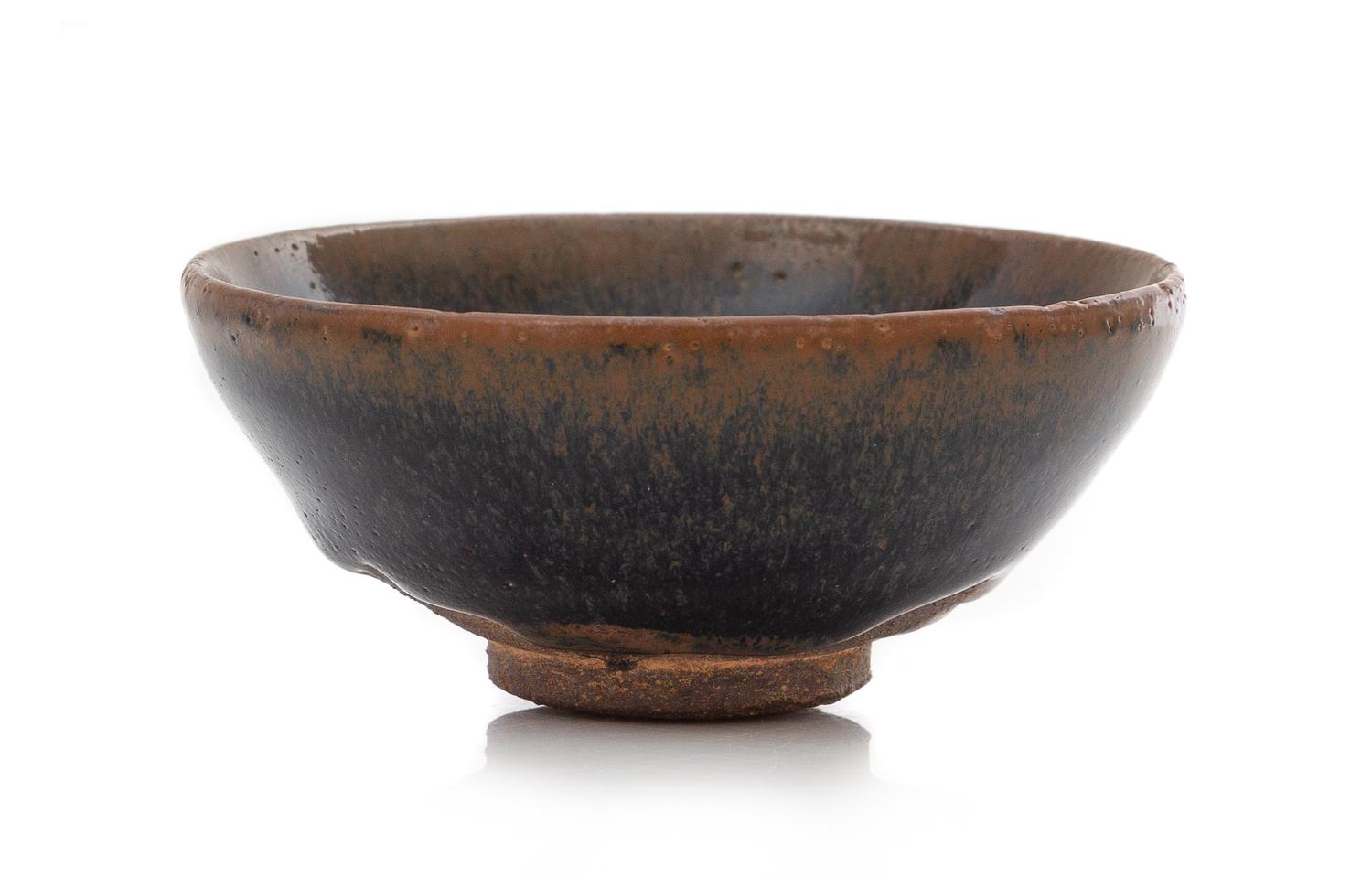 A Chinese 'Hare's Fur' Glazed Jian Tea Bowl