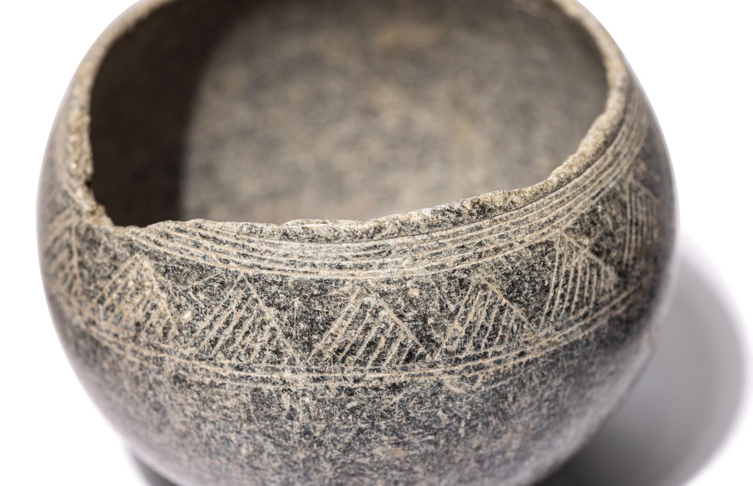 Three Bactrian Stone Vessels