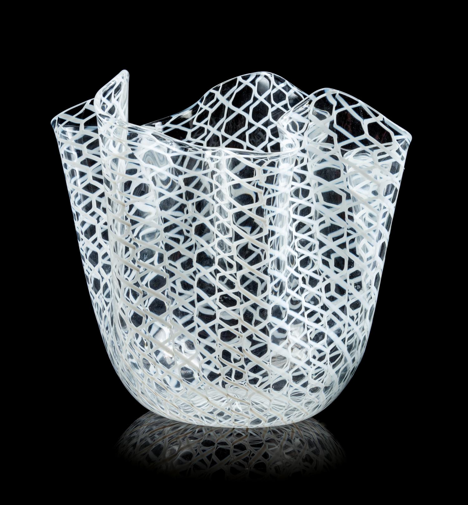 Venini, Italy, Late 20th Century, Handkerchief Vase