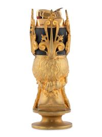 A Neoclassical Style Gilt Bronze Table Lighter