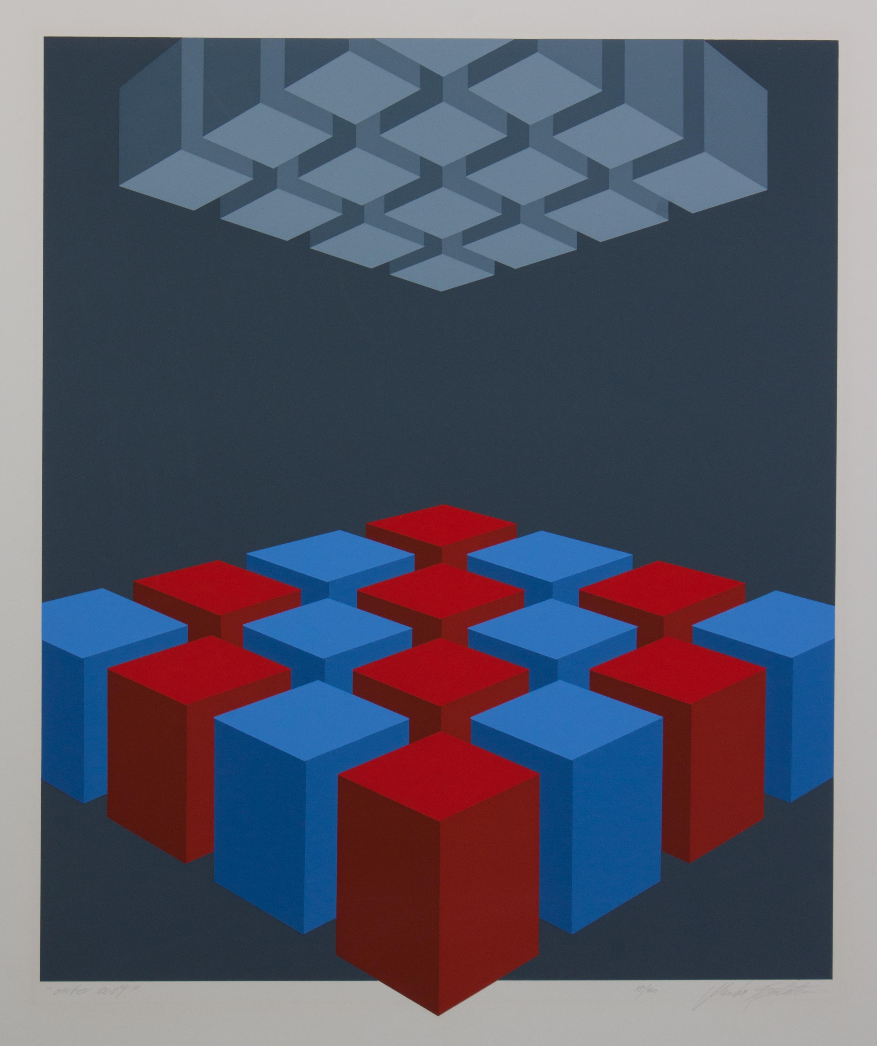 Marko Spalatin, (American, b. 1945), Cube Exit
