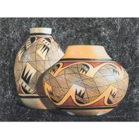 lot of three, untitled pottery