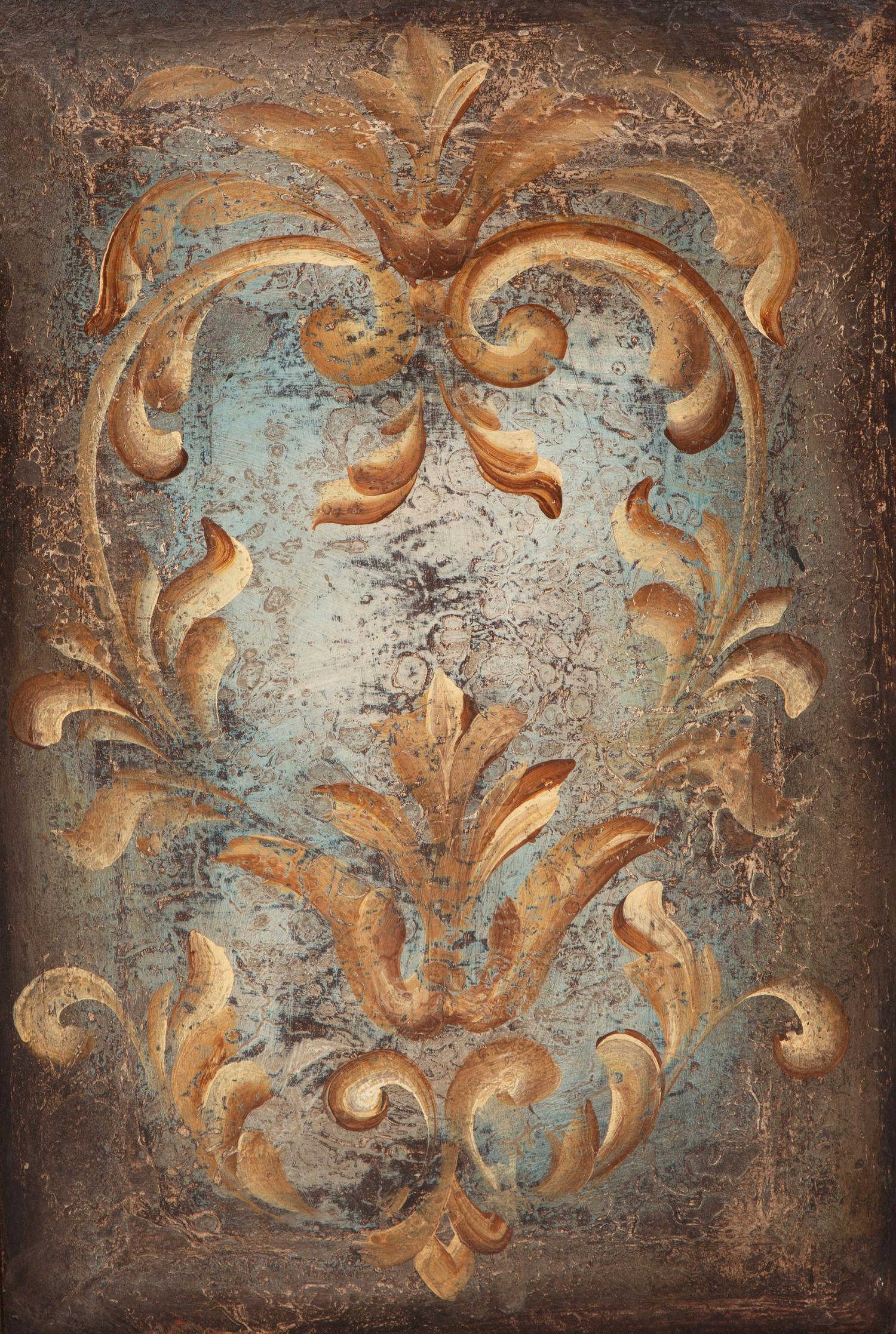 A Venetian Style Painted Corner Cabinet — 20TH CENTURY